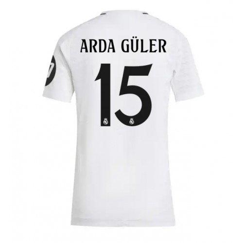 Dres Real Madrid Arda Guler #15 Domaci za Žensko 2024-25 Kratak Rukav